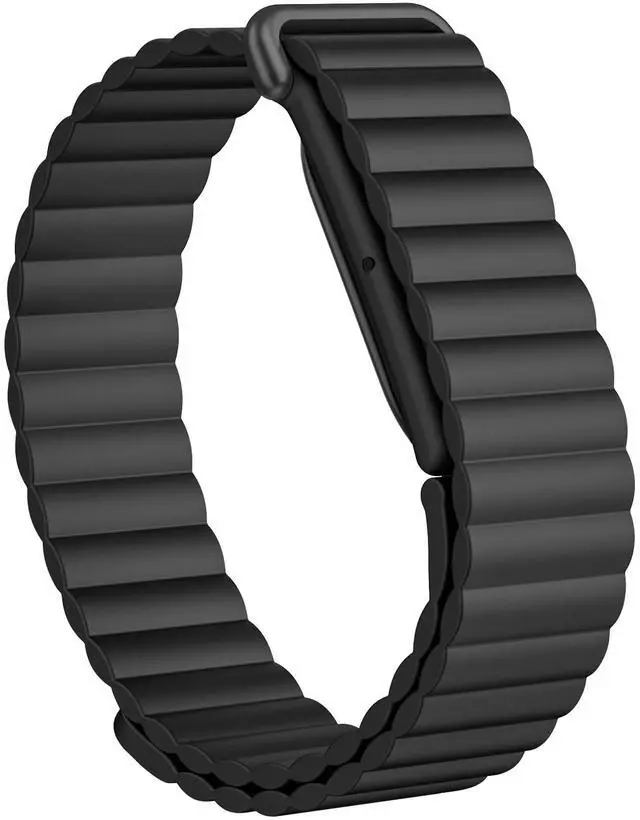 Main image of Magnetic Silicone Bands Compatible for Google Fitbit Air Active Band | Auto Quick Lock Breathable Soft Loop Strap for Fitbit Air Men Women,Comfortable Sport Replacement Wristbands Accessories