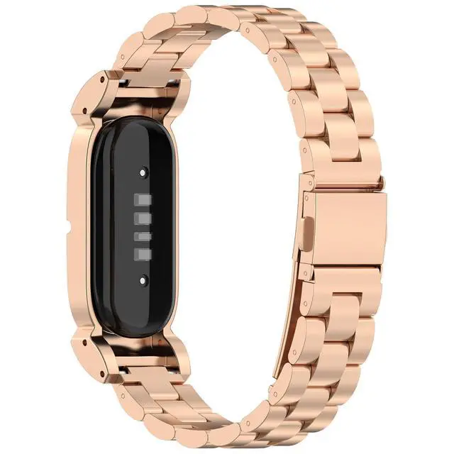Alt view image 2 of 7 - Metal Band Compatible with Google Fitbit Air, Stainless Steel Slim Wristband Waterproof Replacement Strap for Google Fitbit Air Band