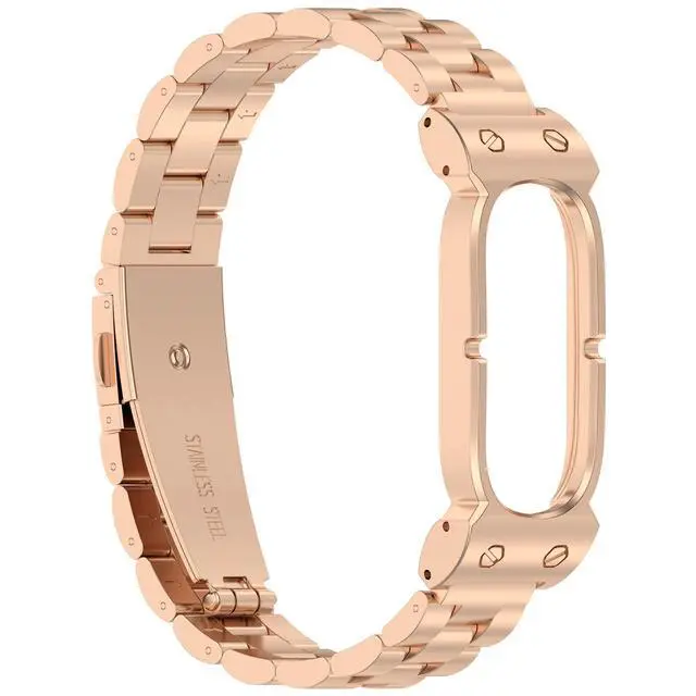 Alt view image 4 of 7 - Metal Band Compatible with Google Fitbit Air, Stainless Steel Slim Wristband Waterproof Replacement Strap for Google Fitbit Air Band