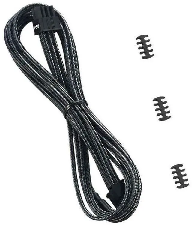Main image of RT-Series Classic ModMesh Sleeved 8-pin PCI-e Cable for ASUS/Seasonic/Phanteks Revolt (Carbon, 60cm)