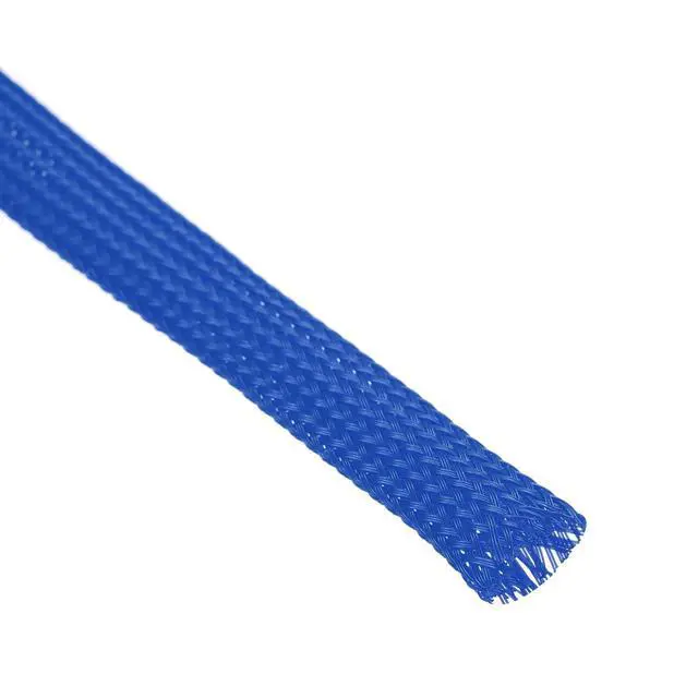 Alt view image 2 of 5 - PET Expandable Sleeving 25ft 3/8" Blue Cable Management Sleeve Cord Organizer for Wrap Protect Cable