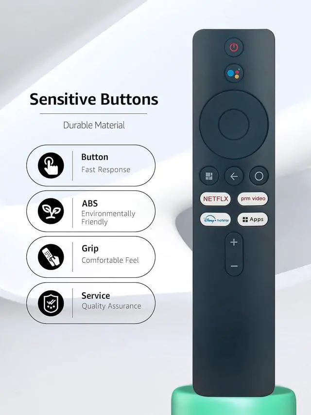 Alt view image 3 of 7 - Replacement Voice Remote Control for Xiaomi Mi TV 5A Series Xiaomi MI Redmi TV L43M7-EAIN L65M6-RA L50M6-RA