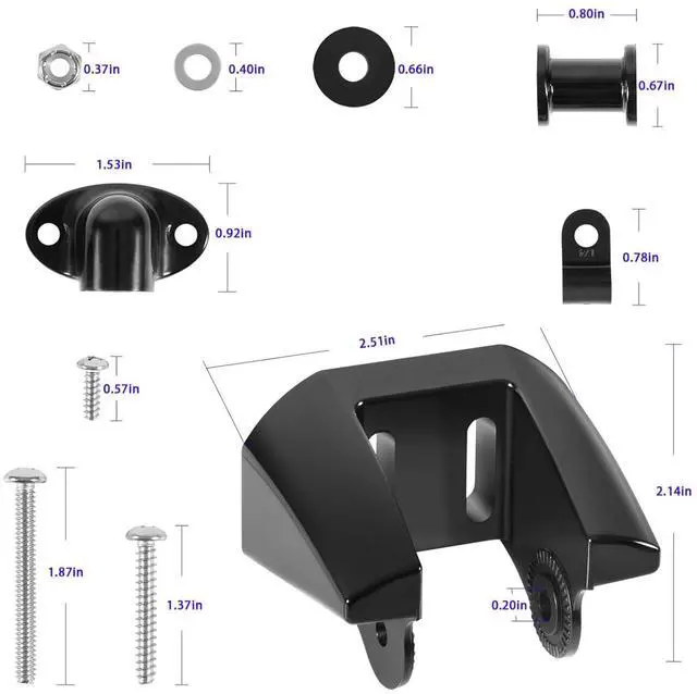 Alt view image 3 of 5 - for Garmin 010-10272-00 Transducer Replace f/010-10272-00 K00-00118-01 010-10272-00 Transom Mount Bracket Kit