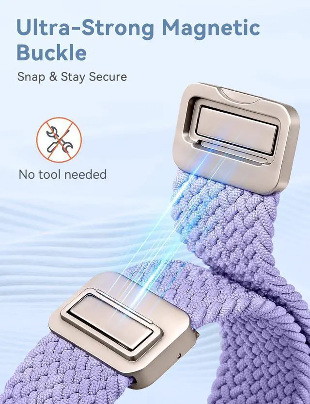 Alt view image 3 of 6 - Cartoon Band Compatible with Versa Sense Women | Elastic Braided Stretchy Nylon Strap, Soft Breathable Sport Wristband, for Versa 4/3/Sense 2/Sense