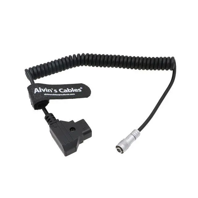 Alt view image 2 of 7 - PORTKEYS BM5 BM7 Monitor Power Cable D-TAP to 4 Pin Female Coiled Power Cord