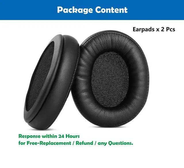 Alt view image 5 of 6 - Professional Earpads Cushion Replacement Compatible with VIPEX Active Noise Cancelling (BH001) Wireless Headphones Ear Pads with Skin-Friendly Leather and Memory Foam