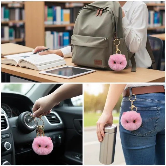 Alt view image 3 of 6 - Full-Coverage dustproof Design for AirPods Pro 3 Case Cover with Cleaner Kit, Soft Silicone Cover for AirPods Pro 3rd Generation Comes with Keychain,Pink Cloud Charm