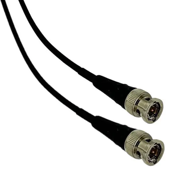 Alt view image 4 of 7 - 12G-SDI BNC to BNC Broadcast Video Cable, 4855R Mini RG59, 10 FT, Black