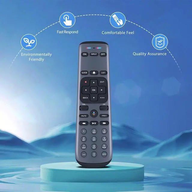 Alt view image 6 of 7 - Replacement for AT&T DirecTV Voice Remote Control, Compatible with RC82V RC83V C71KW-200 C71KW-400 4K Streaming Midea Player Receiver, for Osprey RC4693701/01BR Set-Top Boxes
