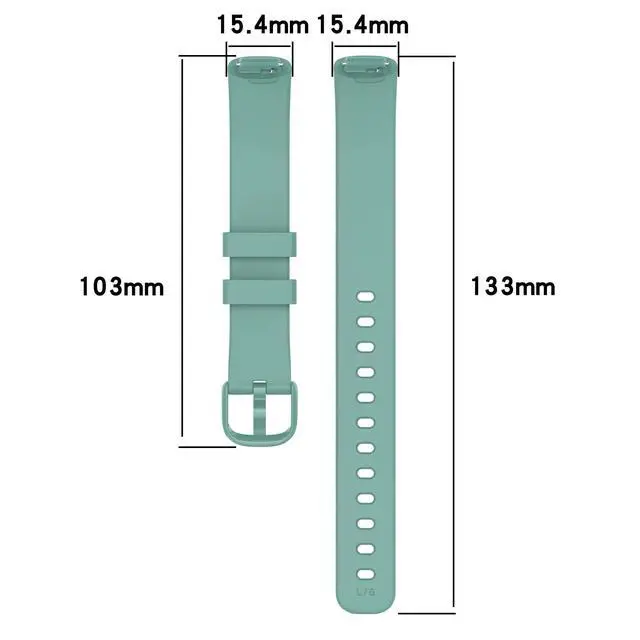 Alt view image 2 of 7 - 10 Pack Compatible with Fitbit Inspire 3 Bands Replacement Colorful Silicone Wristband Adjustable Accessory Strap for Fitbit Inspire 3 Health & Fitness Tracker Women Men (S & L Size selection)