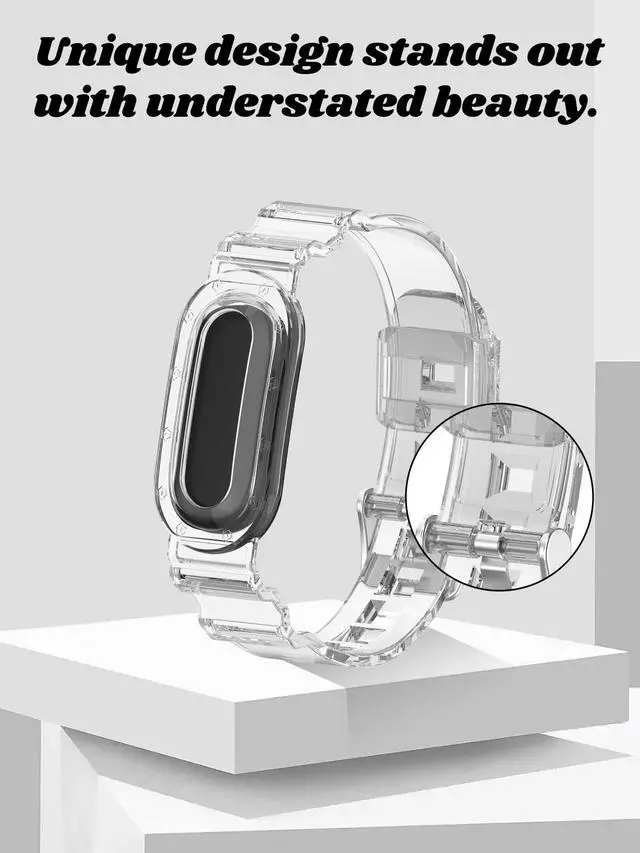 Alt view image 2 of 7 - Compatible with Google Fitbit Air Watch. Soft, durable, skin-friendly replacement band for all-day comfortable wear