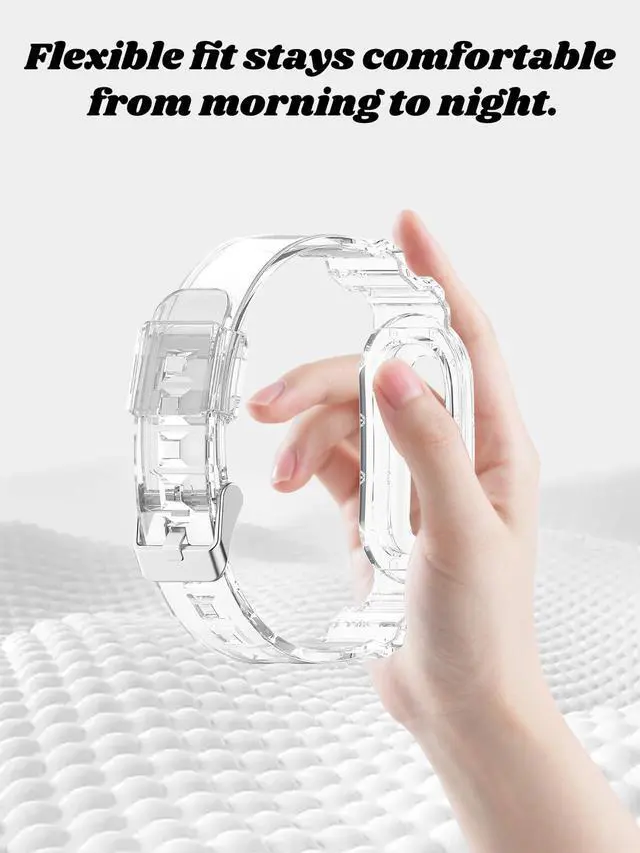 Alt view image 3 of 7 - Compatible with Google Fitbit Air Watch. Soft, durable, skin-friendly replacement band for all-day comfortable wear
