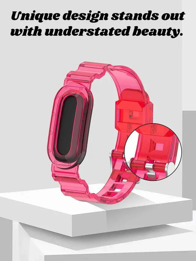 Alt view image 2 of 7 - Compatible with Google Fitbit Air Watch. Soft, durable, skin-friendly replacement band for all-day comfortable wear