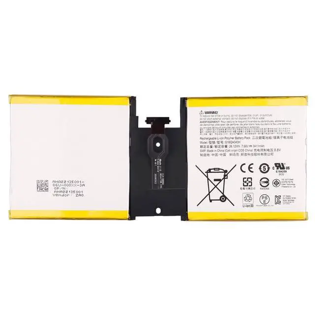 Alt view image 3 of 4 - Replacement Battery G16QA043H Compatible with Microsoft Surface Go 1824 Tablet