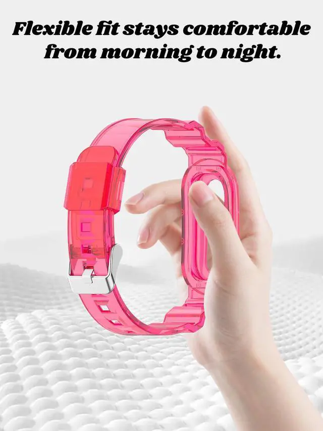 Alt view image 3 of 7 - Compatible with Google Fitbit Air Watch. Soft, durable, skin-friendly replacement band for all-day comfortable wear