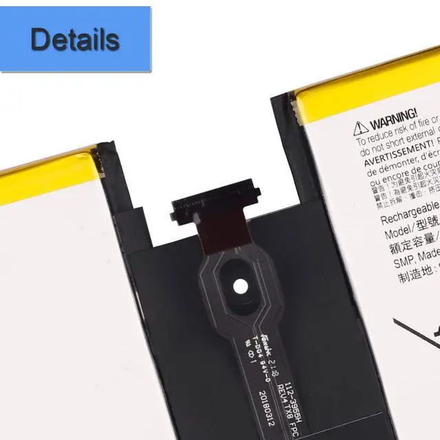 Alt view image 4 of 4 - Replacement Battery G16QA043H Compatible with Microsoft Surface Go 1824 Tablet