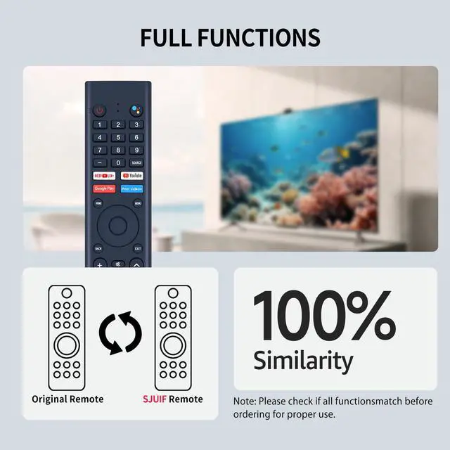 Alt view image 2 of 7 - Replacement Remote for Sylvox Outdoor TV Deck Pro Series & Pool Pro Series | Highly Compatible,Fully Functional,Deck Pro Series/ Pool Pro Series