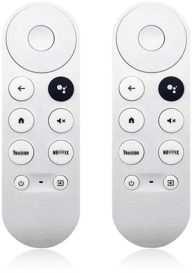 Main image of 2 Pack G9N9N New Replacement Remote Control Compatible with Google Chromecast Voice Smart TV 4k, (Only Compatible with Snow Chromecast Google) GA01409-US, GA01919-US, GA01920-US, GA01923-US