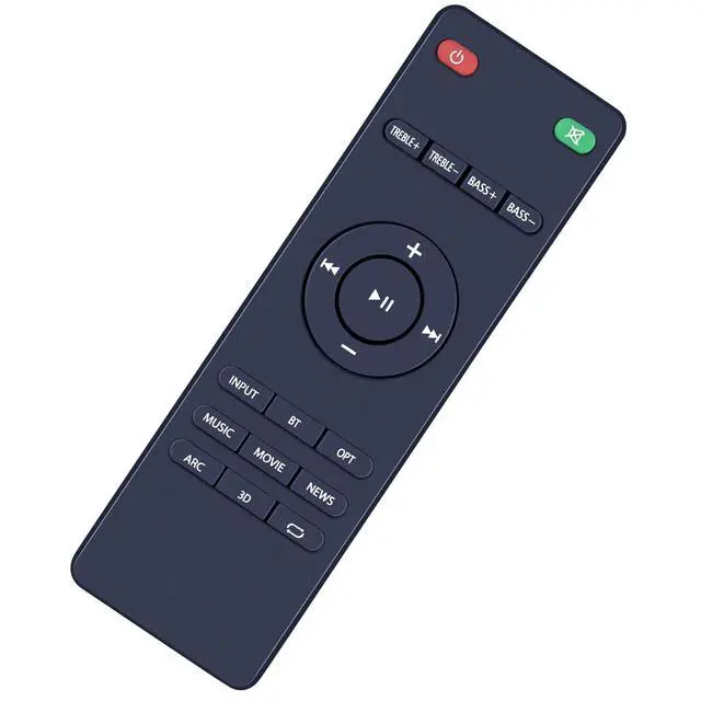 Alt view image 4 of 4 - Replacement Remote for Wohome S99 Small TV 2.1 Soundbar | No Programming, Stable Connection, Fast Response