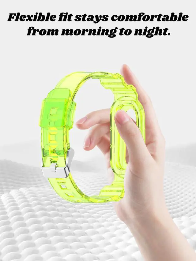Alt view image 3 of 7 - Compatible with Google Fitbit Air Watch. Soft, durable, skin-friendly replacement band for all-day comfortable wear