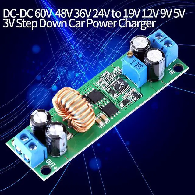 Alt view image 3 of 7 - Converter Module, DC-DC Buck Step Down Converter Adjustable Power Source Module 6.5V-60V to 1.25-30V 10A for Lithium or -Acid Battery