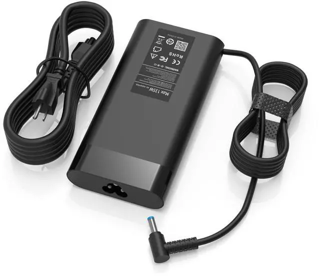Main image of 135W 19.5V 6.9A Laptop Charger Replacement for HP Spectre x360 15T-DF100 CTO, Pavilion Gaming 15-EC0751MS 15 17 EC0013DX L15534-001 TPN-DA11 TPN-CA13 OMEN Power Adapter Supply Cord