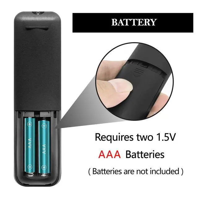 Alt view image 2 of 7 - Replacement Remote for Mini Projector,Compatible with ELEPHAS BL128 Portable Projector