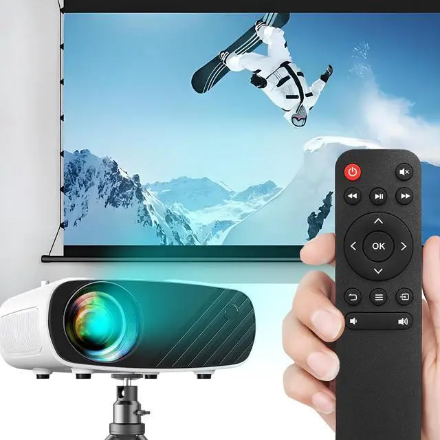 Alt view image 5 of 7 - Replacement Remote for Mini Projector,Compatible with ELEPHAS BL128 Portable Projector