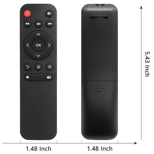 Alt view image 6 of 7 - Replacement Remote for Mini Projector,Compatible with ELEPHAS BL128 Portable Projector
