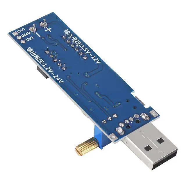 Alt view image 6 of 7 - 6pcs USB Step UP/Down Power Supply Module, 3.5V-12V to 1.2V-24V DC-DC Adjustable Boost Buck Converter Module Voltage Regulator 5V to 3.3V 9V 12V 18V 24V