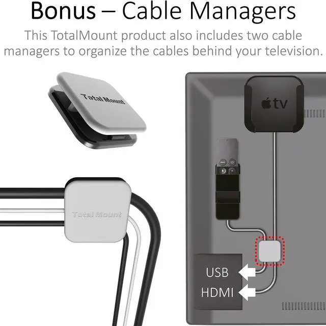 Alt view image 6 of 6 - Remote Holder for Apple TV (Safeguards Black Apple TV Remote Controls)