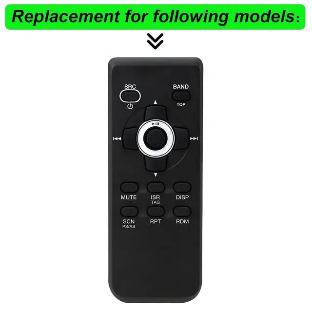Alt view image 3 of 7 - Replacement Remote Control for Clarion Car Audio Video System RCX-001 843CMU1522RM000 RCX001 RTRCX001 CZ102 CZ302 CZ401 CZ501 CZ702 M303 M303 M608 M608 CMD8 CZ301 CZ702 M205 M303 M505 M508
