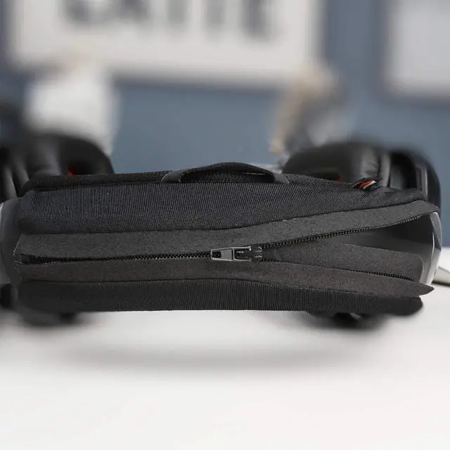 Alt view image 6 of 7 - QC35 Headband Cover for ATH-M50X, Beats Solo 3, Astro a10s, Soundlink AE II Universal Replacement Head Band Protector with Zipper, Headband Cover Cushion Protector Pad for Headphones (Large, Black)