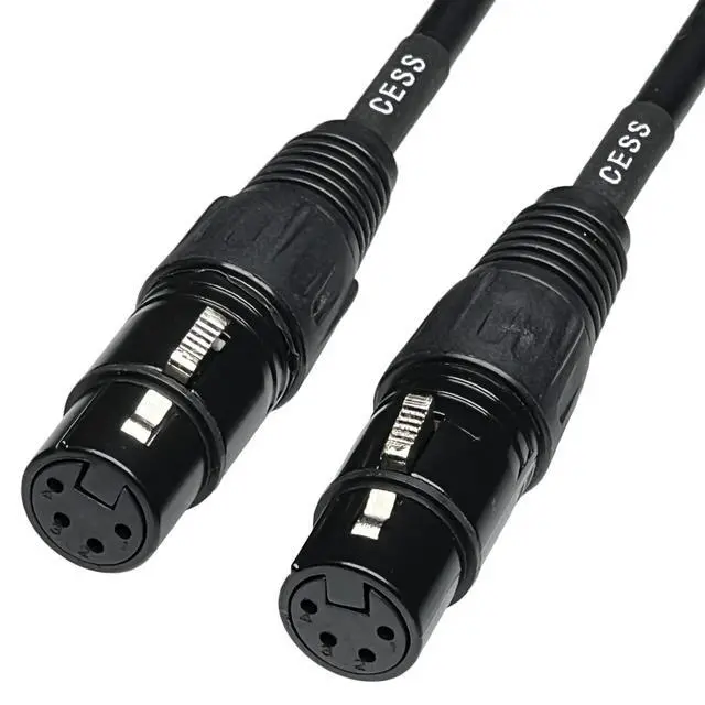 Alt view image 2 of 6 - 4-Pin XLR Female to 4-Pin XLR Female Balanced Headphone Coupler Cable, 3 Feet
