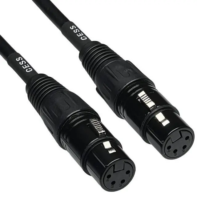 Alt view image 4 of 6 - 4-Pin XLR Female to 4-Pin XLR Female Balanced Headphone Coupler Cable, 3 Feet