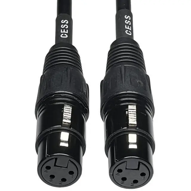 Alt view image 5 of 6 - 4-Pin XLR Female to 4-Pin XLR Female Balanced Headphone Coupler Cable, 3 Feet
