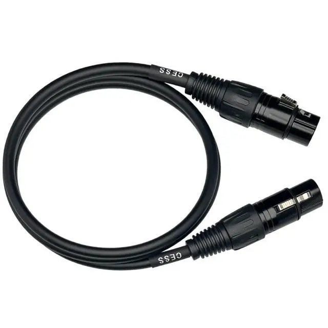 Alt view image 6 of 6 - 4-Pin XLR Female to 4-Pin XLR Female Balanced Headphone Coupler Cable, 3 Feet