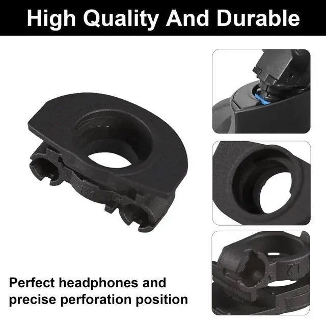 Alt view image 3 of 7 - WH-1000XM4 Hinge Replacement Kit Swivel Hinge + U-Shaped Metal Lock Glove Repair Parts Genuine Compatible for Sony WH-1000xm4, Hinge Spin with Replacement Parts (Black)