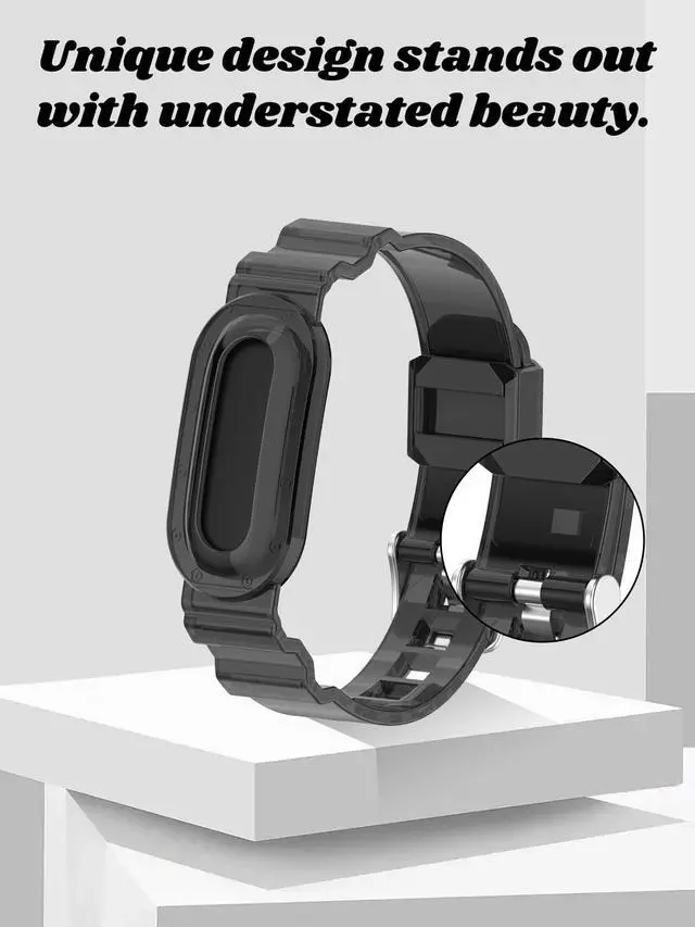 Alt view image 2 of 7 - Compatible with Google Fitbit Air Watch. Soft, durable, skin-friendly replacement band for all-day comfortable wear