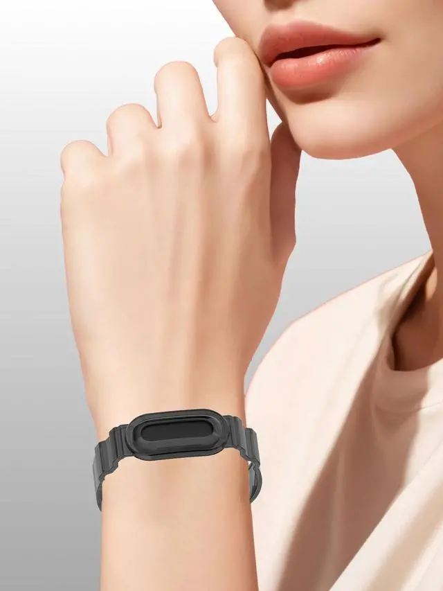 Alt view image 7 of 7 - Compatible with Google Fitbit Air Watch. Soft, durable, skin-friendly replacement band for all-day comfortable wear