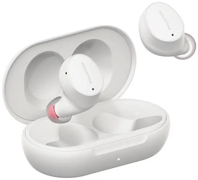 Main image of Bonobuds Lite True Wireless Earbuds with Clear Voice by Intelligo and Ambient Mode | Bluetooth Earphones with 11 Hour Playtime, Floral White
