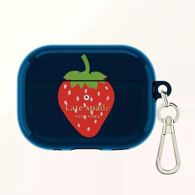 Main image of AirPods Pro Protective Case with Keychain Ring -Strawberry, Compatible with AirPods Pro 2nd / 1st Generation