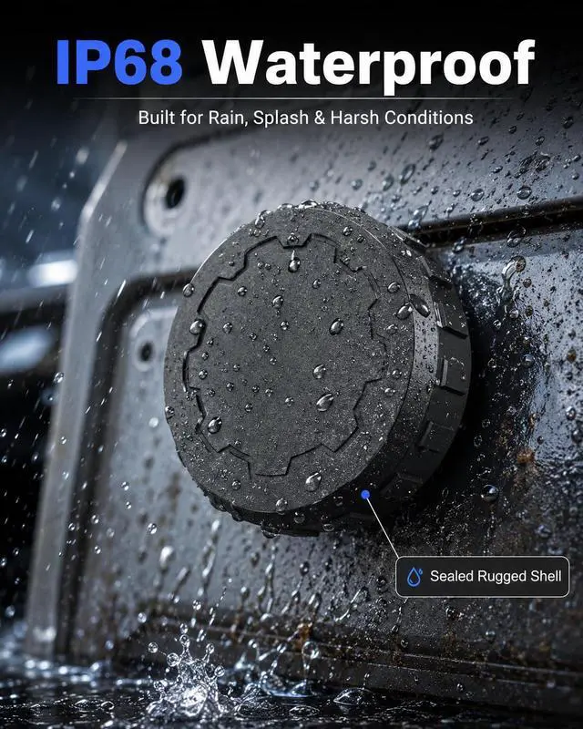 Alt view image 4 of 7 - Tag Tracker Device for Vehicles | No Subscription, Works with Apple Find My, Hidden Magnetic Car Tracker, Waterproof Mini Locator