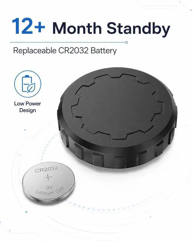 Alt view image 6 of 7 - Tag Tracker Device for Vehicles | No Subscription, Works with Apple Find My, Hidden Magnetic Car Tracker, Waterproof Mini Locator