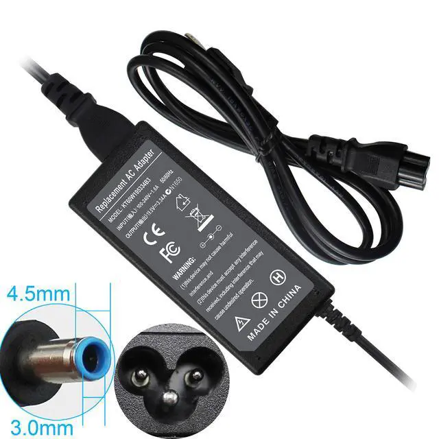 Alt view image 2 of 5 - 65W Laptop Charger for Dell Latitude 3520 3420 3510 3440 3450 3150 3550 3400 3500 7202 3379 3390 2-in-1 vostro 3530 3520 3510 3420 5502 Laptop Power Adapter Cord Supply(4.5 * 3.0mm Round Connector)