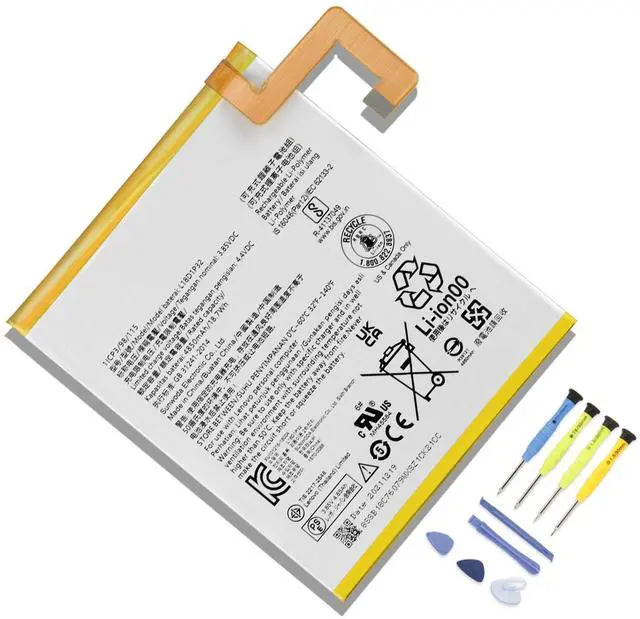 Main image of L18D1P32 Tablet Battery for Lenovo Smart Tab M10 TB-X505F TB-X505L | TB-X505X TB-X505Xl TB-X605F TB-X605FC TB-X605L TB-X605LC TB-X605M TB-X605Cl 3.85V 4850mAh 18.7Wh with Tools, Extended runtime