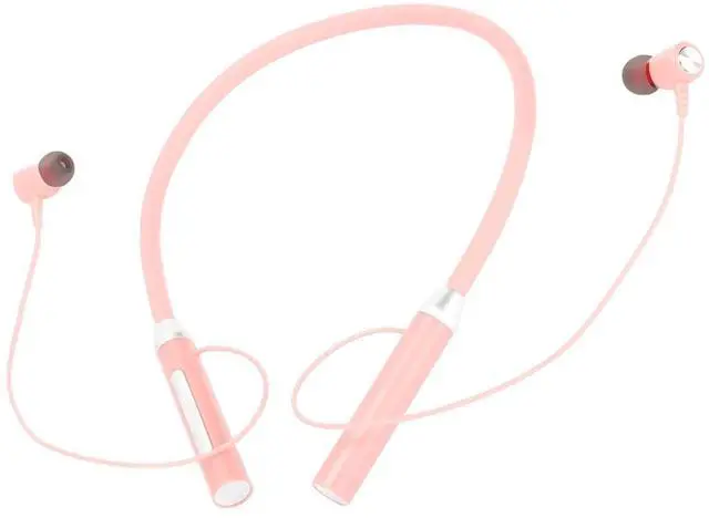 Main image of Magnetic Earbuds, Neckband Headphones, 8H Playback, IPX5 Waterproof, 300H Standby Time, for Sport, Gym, Hiking (Rose)