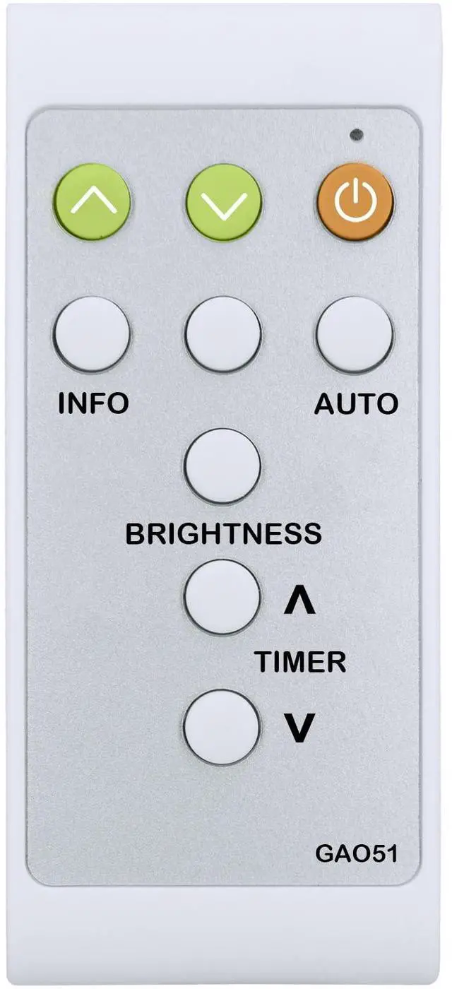 Alt view image 5 of 6 - Replacement Remote Control for Shark AlR PURlFlER Heater Fan HE402 HE402C HE405 HE002REM HE001REM HE400 HE401 HE401C HE601 HE601C HE602 HE602C,with Oversized Buttons