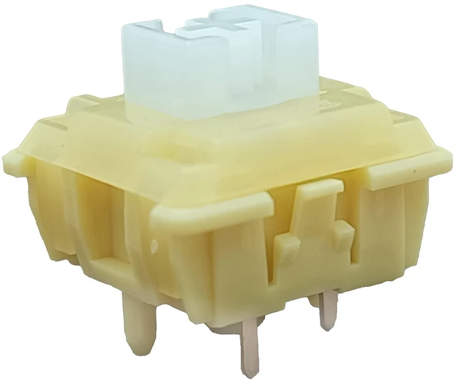 Main image of Mechanical Keyboard Silent Shaft Switch Lubricated, Silent Linear Low Profile Yellow Medium Switch for Tablet Notebook Desktop Computer Peripheral Keyboard(70PCS Linear)