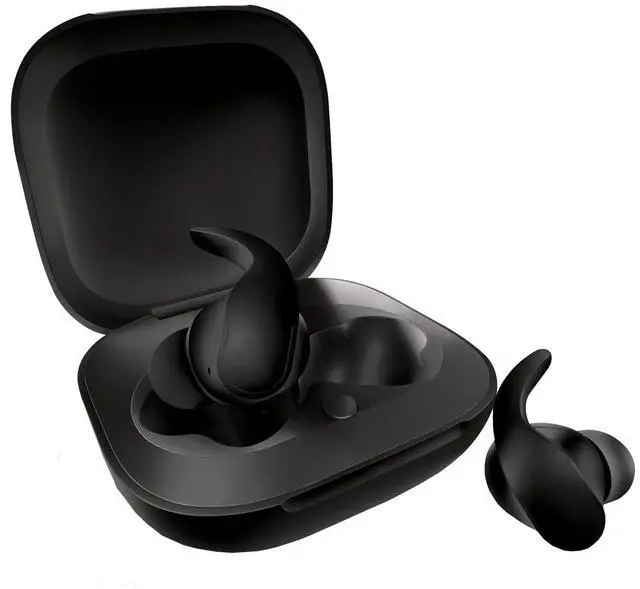 Main image of True Wireless Earbuds Bluetooth 5.3, Sports Headphones with Noise Isolation | 12-HR Playtime w/ Charging Case, Secure Fit Ear Tips, Touch Controls, One-Step Pairing, Sweat Resistant, iPhone & Android